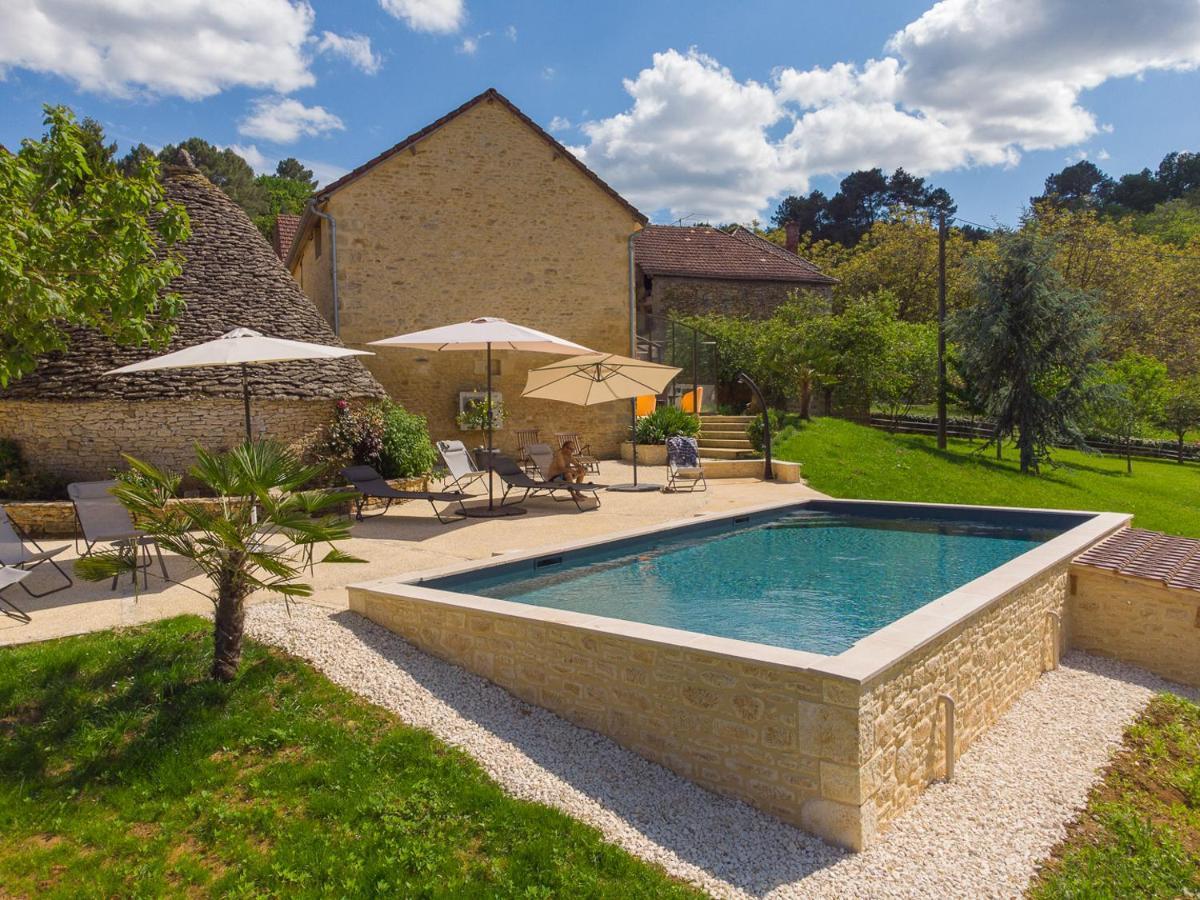 Le Four A Pain, Gite Avec Piscine Et Spa Proche Sarlat Marquay ภายนอก รูปภาพ