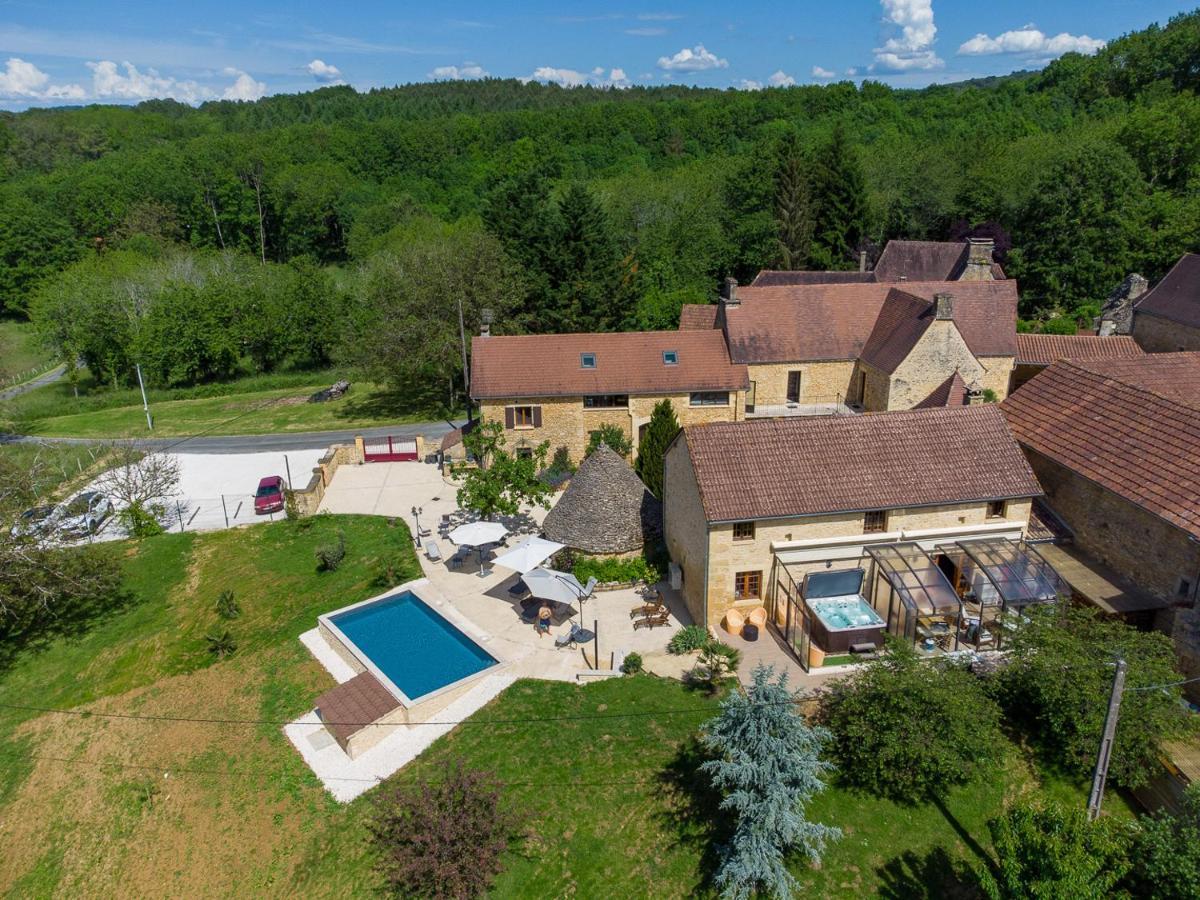 Le Four A Pain, Gite Avec Piscine Et Spa Proche Sarlat Marquay ภายนอก รูปภาพ